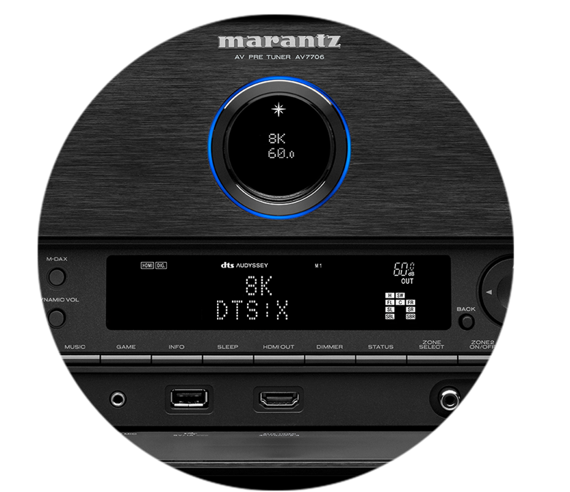 Marantz AV7706 马兰士功放体验多功能家庭影院